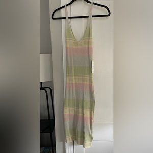 RVCA Wildfire Multicolored Midi Dress Size M
